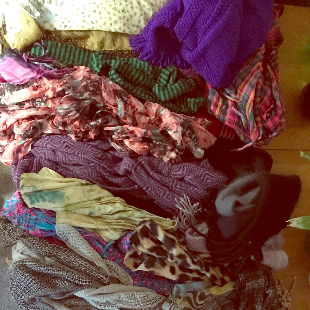 Thirty scarves for $45